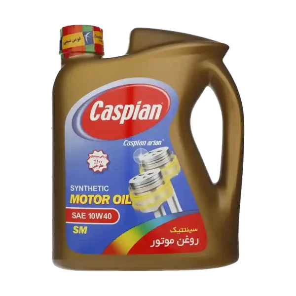 روغن موتور کاسپین مدل 10W40 SM حجم 4 لیتر