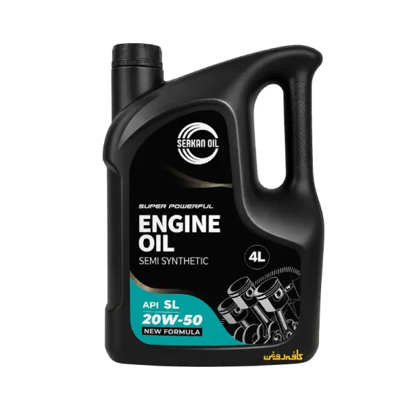 روغن موتور سرکان مدل 20W50 SL حجم 4 لیتر - Image 1