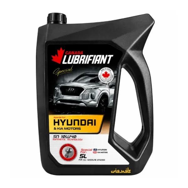 روغن موتور کانادا لوبریفنت مدل 10W40 SN حجم 5 لیتر